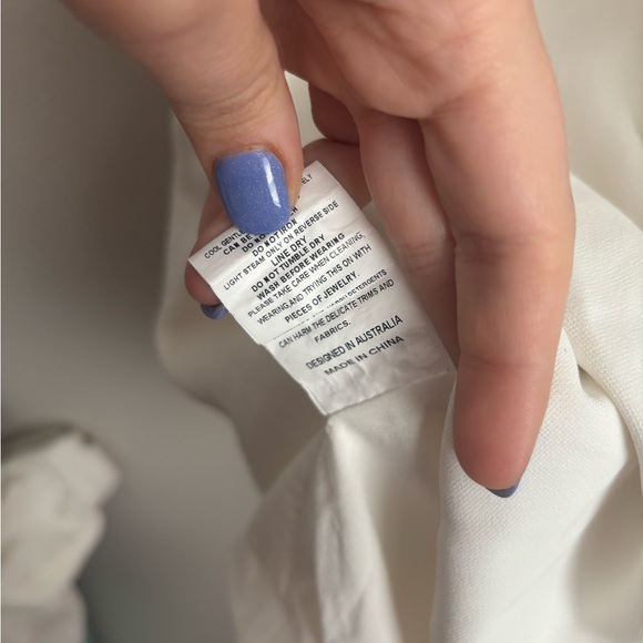 Elliatt Artic bow off the shoulder cocktail mini dress sz L - Picture 6 of 11